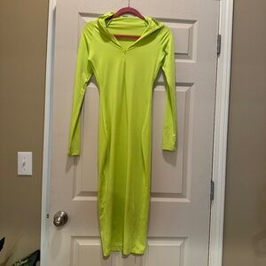 Lime Neon Green Bodycon Dress
